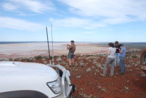 Looking out over Lake Moore.