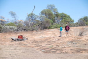 Nan and Jeff at Pigeon Rocks.