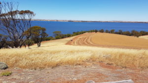 Scott and Jimny driving up hill to Lookout.