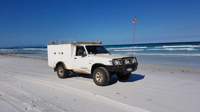 On Tooregullup Beach near Gordon Inlet in Doubtful Islands Bay north-east of Bremer Bay.