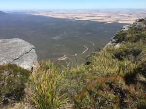 Carpark as seen from the summit.