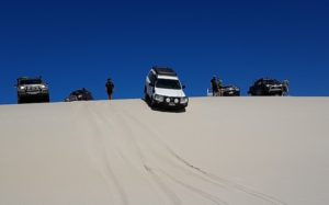 Phil in his Landcruiser.