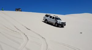 Greg and Margot in their Colorado.