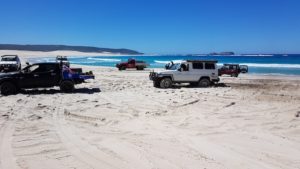 Mushy bogged on Reef Beach.