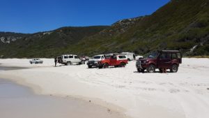 Lunch on Stream Beach.