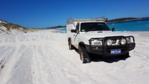 Kim's Patrol on Bremer Bay Beach.