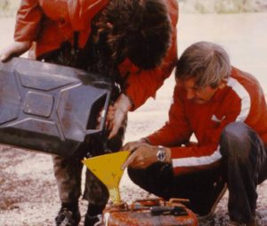 Peter and John refuelling.