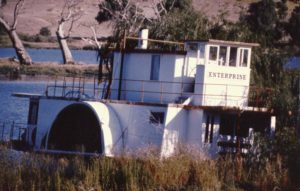 The PS Enterprise looks abandoned.