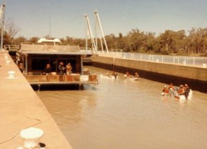 After departing Lock 9 the Expedition passed through Lock 8, 7 and 6, each of them similar.