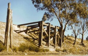 Old wharf near Wentworth.