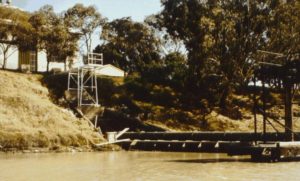 A large pump on the approach to Wentworth.