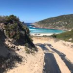 Belting leading onto Foster Beach.