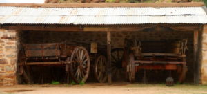 Wagons undercover