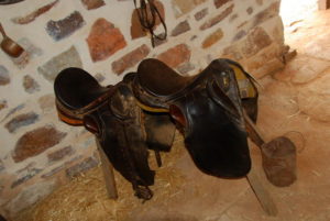 Leather saddles