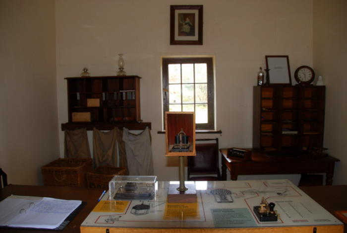 Displays inside Stationmaster's house.