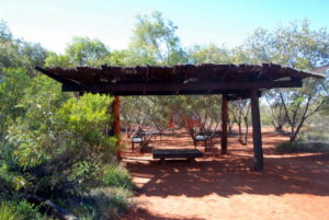 Shelter in the Desert Park.