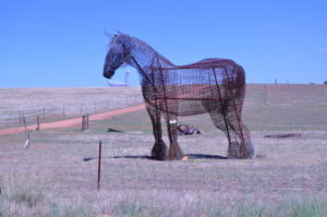 Horse art at Jennapullen.