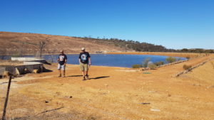 Joe and Matt at Roe Dam.
