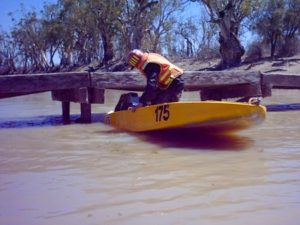 Kevin and John go under Punkah Bridge.