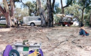 Lunch spot at Scaddings Bridge.