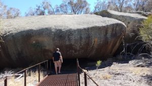 Mushy at Mulkas Cave, North Hyden.