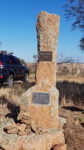 Plaques and memorial at Roe Lookout.