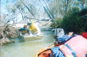 Steve and Steve in Salt Creek.