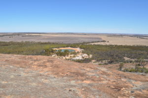 Water catchment at The Humps.