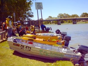 At the Wentworth boat ramp.