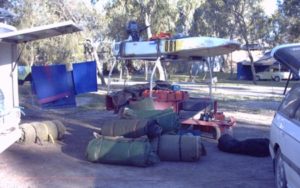 Packing up at Wentworth.