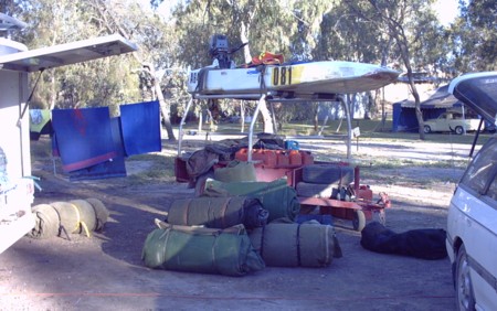 Packing up at Wentworth.