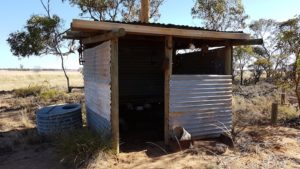 An example of a pioneer's hut on Garmony Road, Narembeen.