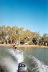 Skurfing at Lock 7 camp.