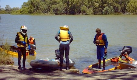 Taking a break at Lock 9.