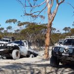 Powering out of a bog hole.