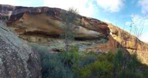 A magnificent example of a tafone at Cave Hill.