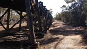 Flume supports at Karalee