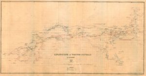 Explorations in Western Australia by surveyor/explorer C.C. Hunt