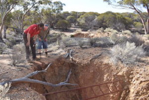 Matt and Brad at the Prince of Wales mine.