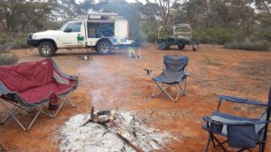 Our camp at Prince of Wales mine.