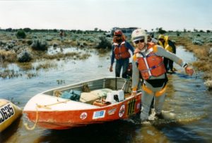 John and Scott in the SS Shower Rose.