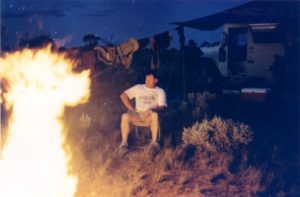 I told you not to smoke while refuelling.