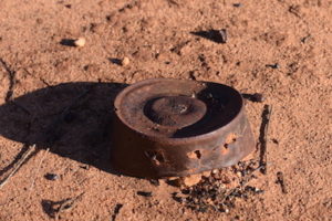 Dry conditions mean that cans last a long time.