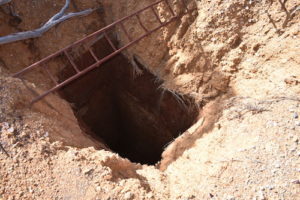 Shaft at the Prince of Wales mine.
