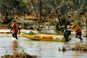 Lose the water and you walk.