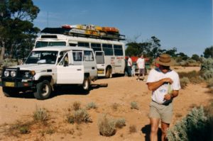 Crew change. David and Kim moved into the Landcruiser.