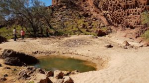 Sue and Margot at Honeycomb Gorge.