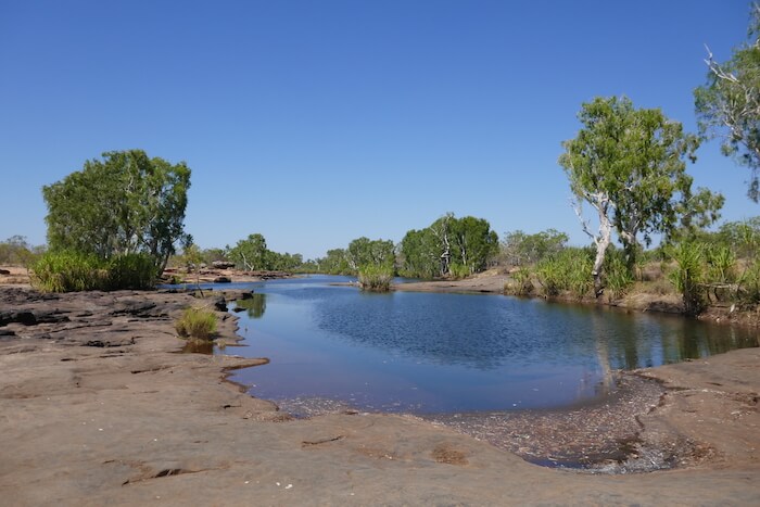 The shallow top pool above the main Surveyors Pool.