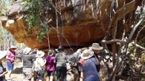 This Munurru rock art site is a 'must see' for tour groups.