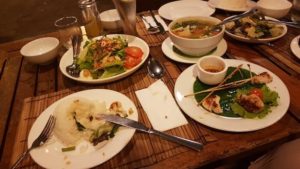 At restaurant in Luang Prabang.
